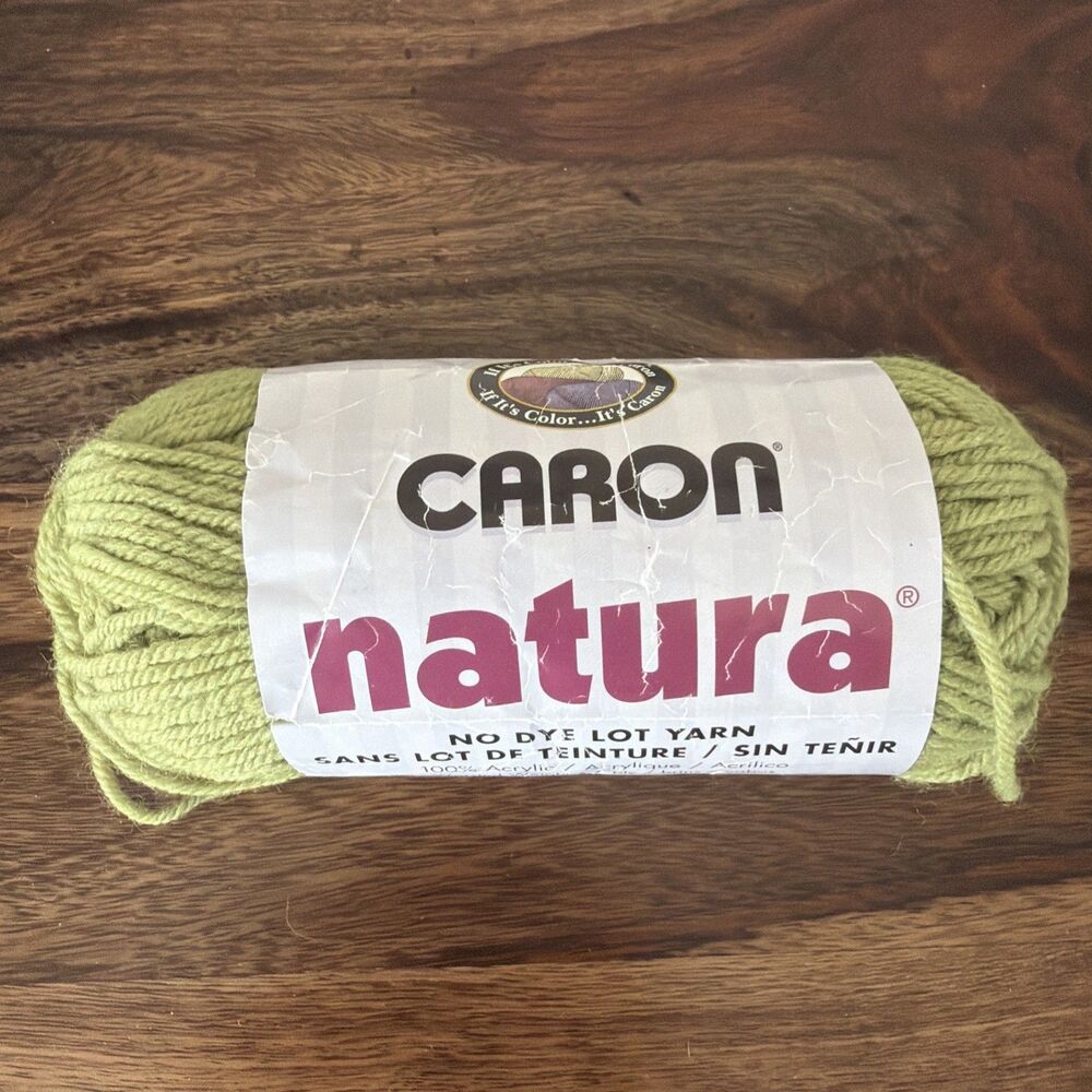Caron Natura SOFT Sage 103 3oz 1 Skein Yarn No Dye